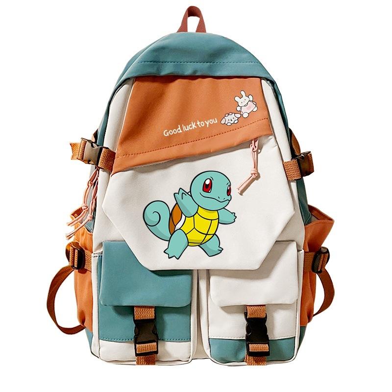 Pokemon Elf Peripheral Printed Casual Backpack Elementary and Secondary School Students Large Capacity Backpack