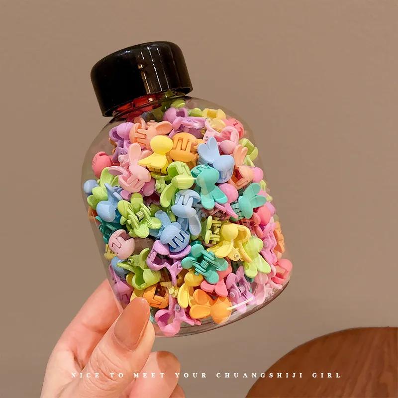 50ks/sada Drápky do vlasů Candy Barva Květina Hvězda Sponka do vlasů Postranní spona Dívčí Roztomilá Mini spona do vlasů Ofina Spona do vlasů Korejské vlasové doplňky