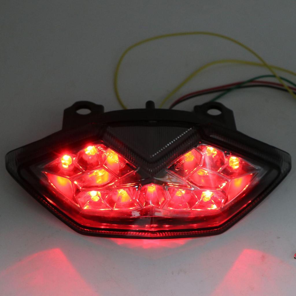 Integrated Turn Signal and Brake Light for 2010-2013 Kawasaki Z1000 Motorcycle Tail Light