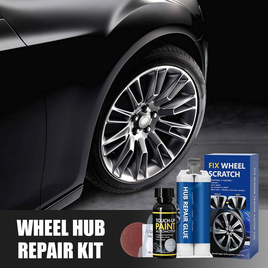 Wheel Scratch Remover, Wheel Repair Kit, Aluminum Wheel Gully Scratch Repair, Car Wheel Scratch