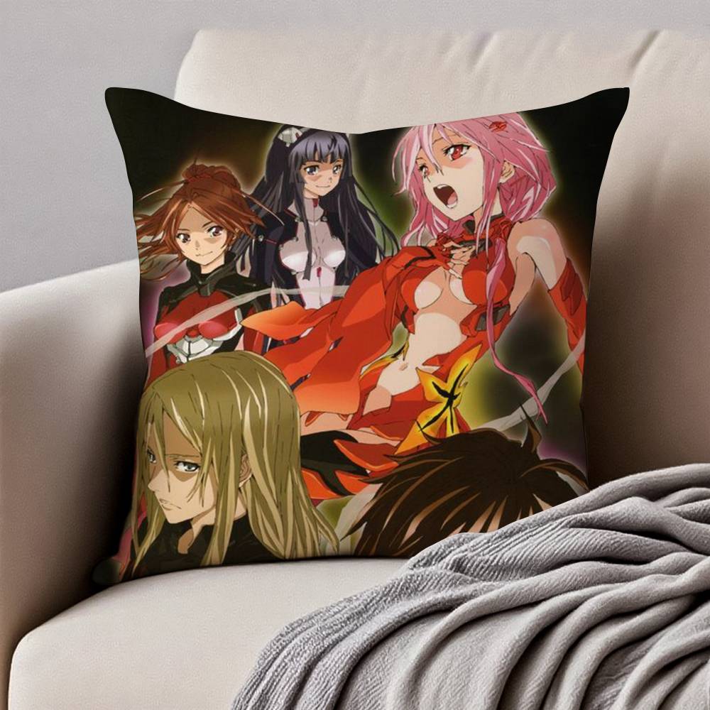 G-Guilty C-Crown Kissenbezug Milbendicht Kissenbezug Verdeckter Reißverschluss Seidig Kurzer Plüsch Sofa Kissenbezug