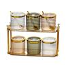 Spice Jar Counter Kitchen Multifunction Dustproof Food Storage Condiment 2