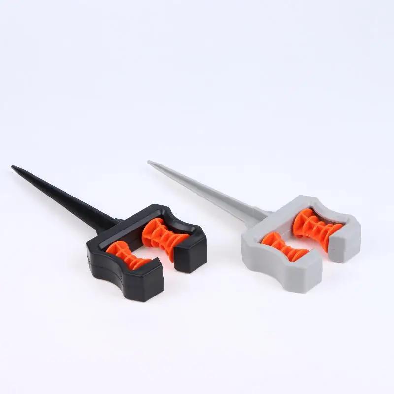 Garden Hose Guide Spike 10.24in ABS Water Pipe Positioning Holder Roller For Outdoor Garden Lawns Landscape Watering