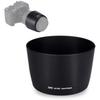 JJC Canon ET-60 Reversible Lens Hood for Canon RF 75-300mm f/4-5.6/EF 75-300mm F/4-300mm F/4-5.6 ...