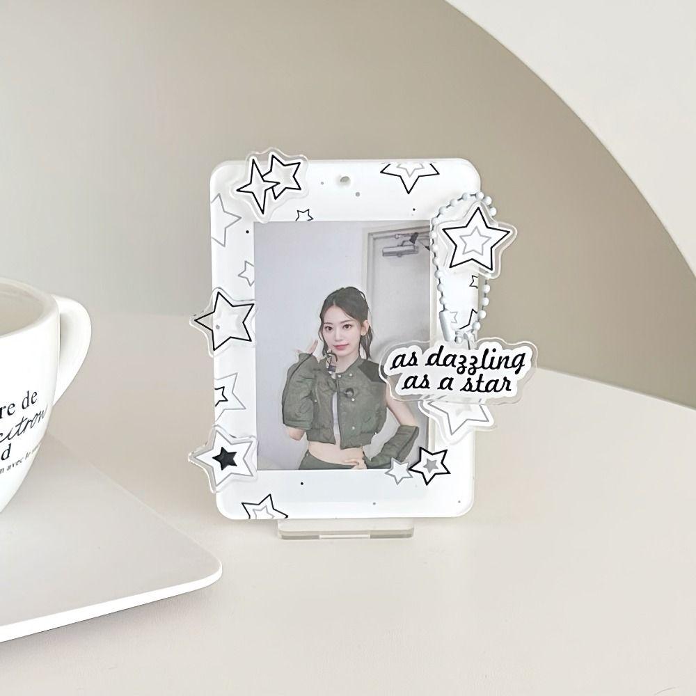 Star Korean Style Card Holder Desktop Decoration ID Card Holders Student Card Cover Student