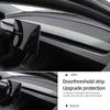 Carbon Fiber For Tesla Model 3 Highland Model Y Juniper Car Interior Dashboard Air Outlet Trim Strip Trument Auto Accessories