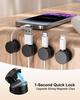 OneLeaf Rotating Strong Magnetic Cable Clips Cord Holders for Lockable Smartphone Charger Adhesive Magnetic Cord Clips for Smoothly Adjustable 8-Pack