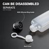 Portable Curved Water Flask 180/330/350ml Squeezing Water Bottle Running Water Bottle  Fitness