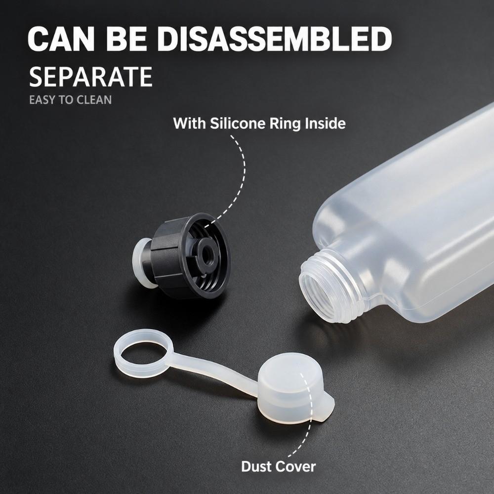 Portable Curved Water Flask 180/330/350ml Squeezing Water Bottle Running Water Bottle  Fitness
