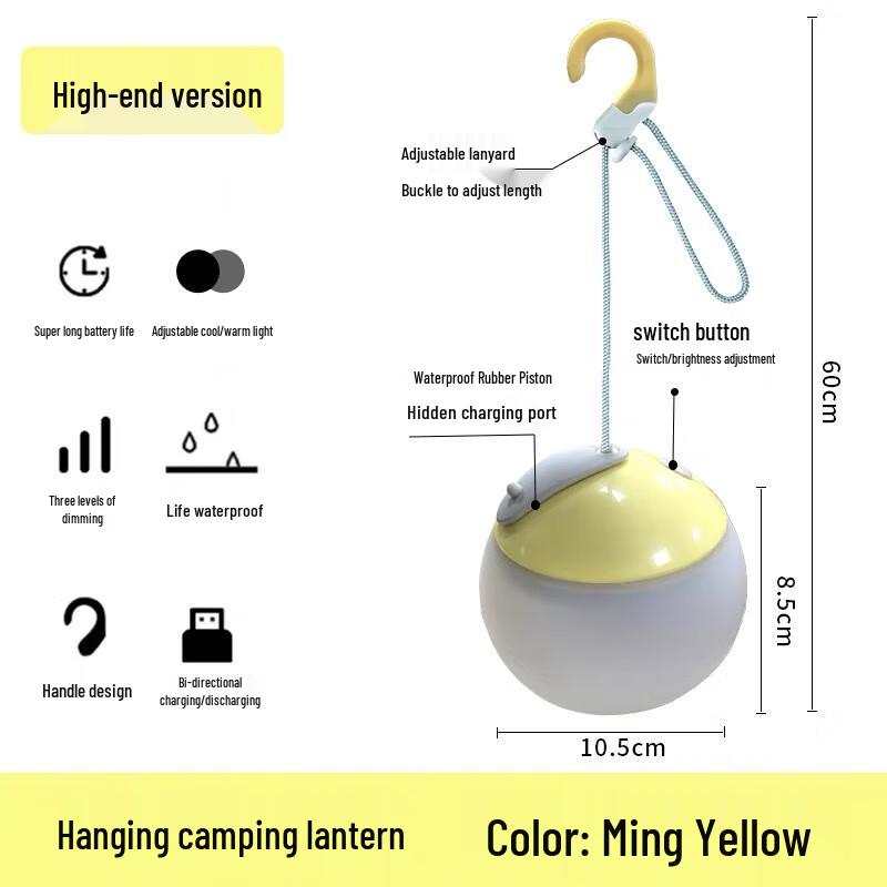 Junkaiwei Portable LED Camping Tent Light