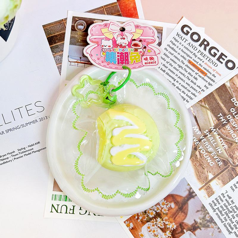 Handmade Food-grade Silicone Squeeze Cream Clay Premium One-bite Stress-relief Toy