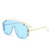 Vintage Retro Stylish Women Sunglasses Fashionable Oversized Frame Gradient Color Sunshades Men Luxurious Design Oversized UV400 Sun Eyeglasses