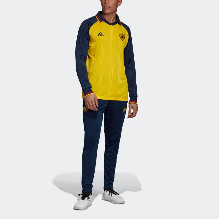 Adidas Tricou cu mânecă lungă pentru antrenament fotbal Arsenal pentru bărbați Topuri Galben EH5614