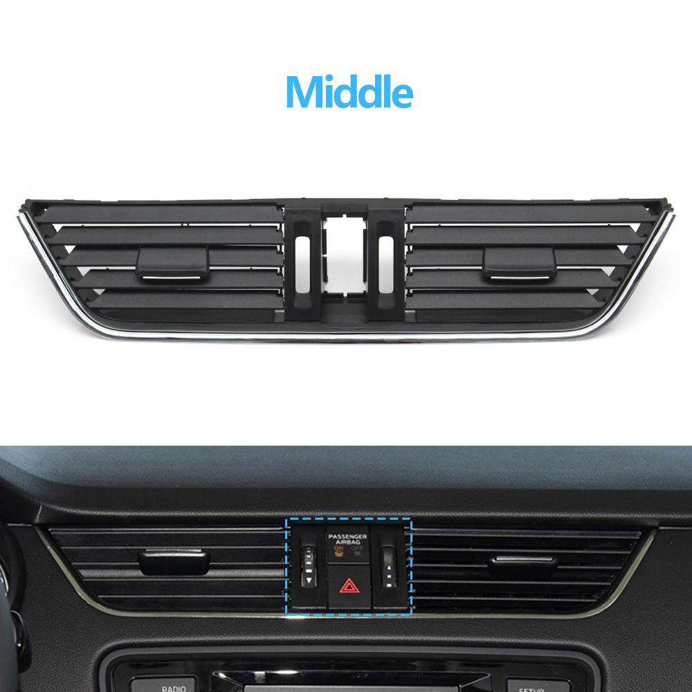 Auto Mitte Links Rechts Lüftungsgitter Zentrales Klimaanlagenlüftungsgitter Panelabdeckung Für Skoda Octavia 3 A7 5E MK3 2015-2021 5E0820951C,5E0820951D