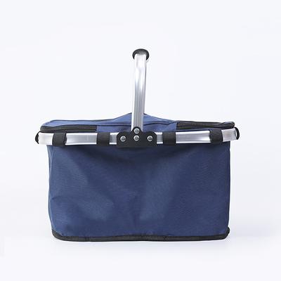 Folding Picnic Basket Conveniently Transport Meals Folding Insulation Bag Shopping Baskets Durable Food Basket