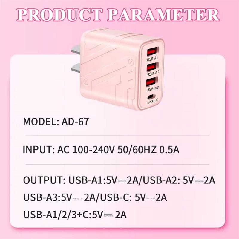Încărcător USB pentru Telefon Tip C PD 40W Încărcare Rapidă Rapidă Încărcător Telefon Mobil Adaptor de Perete Pentru Samsung Xiaomi iPhone16 14 15