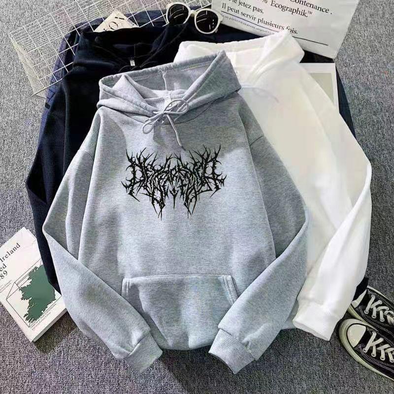 Women's Vintage Harajuku Hip Hop Hoodie - Long Sleeve Aesthetic Sweatshirt for Winter