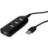 Concentrateur USB - DIGITUS - 4 Ports - USB 2.0 - Alimenté Par USB - Noir