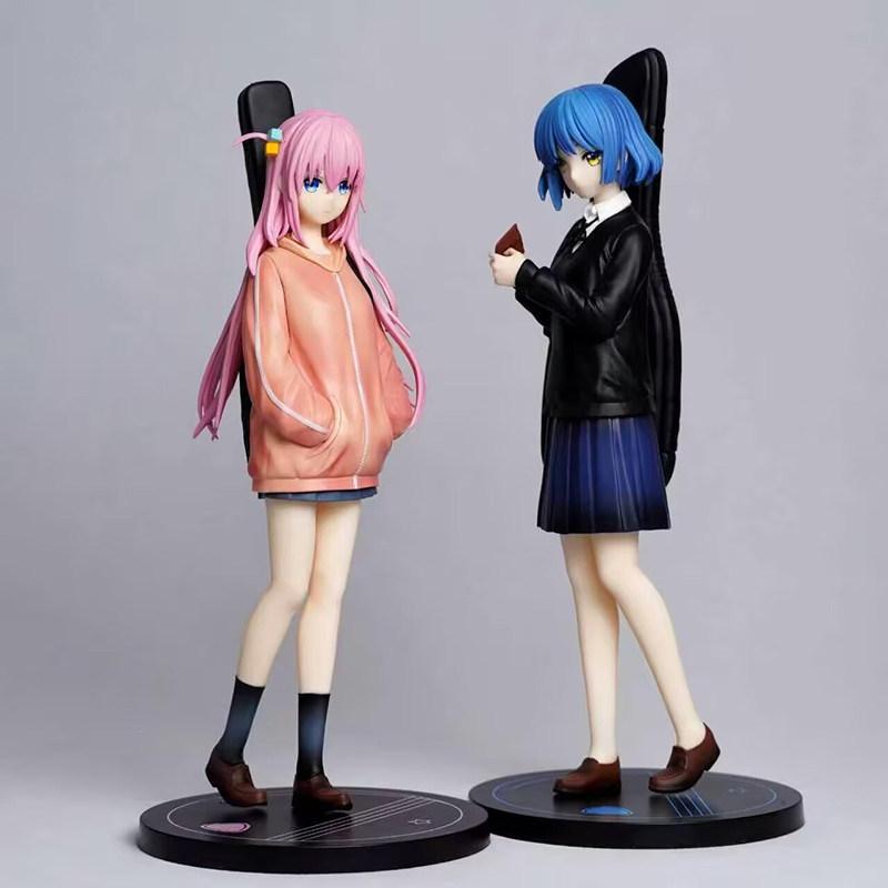 MY Bocchi The Rock! Guitar Series Figure Hitori Gotoh Ryo Yamada Statue PVC Model Desktop Ornament Decor Collectible Toys Gift