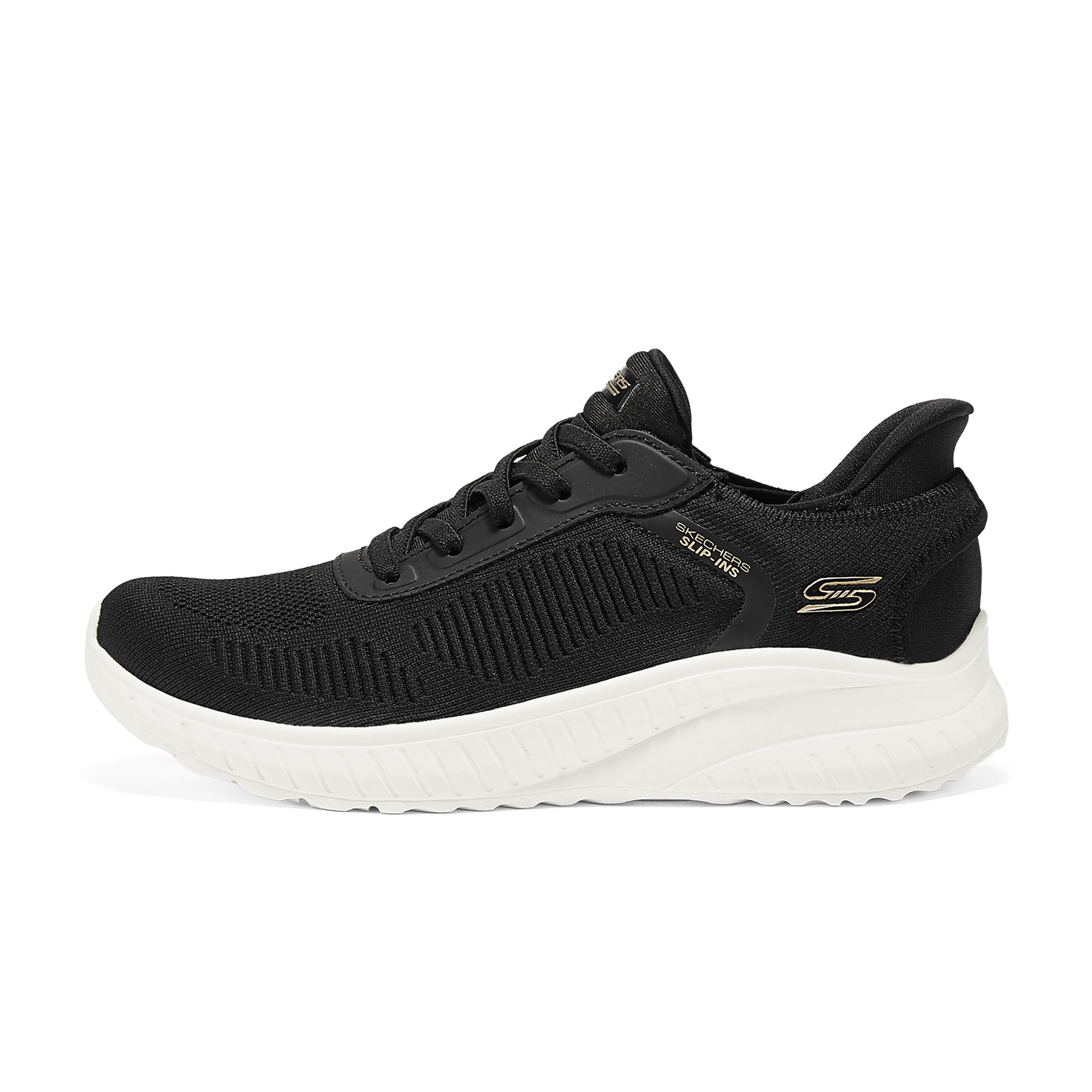 Skechers Bobs Sport Comfortable Durable Low-Top Casual Shoes Women sneakers Black 117497-BLK 35