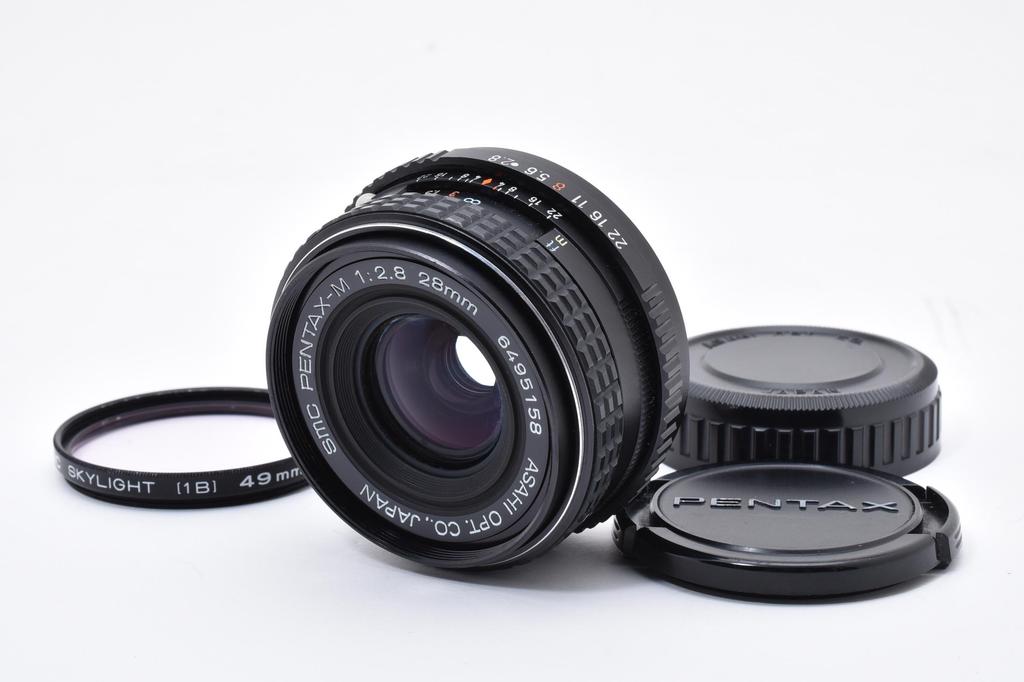 [USED] SMC Pentax-M 28mm f/2.8 Wide Angle Prime MF Lens, Near Mint, From JAPAN
