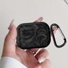 Black Line Print Case For Airpods 3 1 2 Pro Pro2 4 Pro3 Earphone Cases Cover