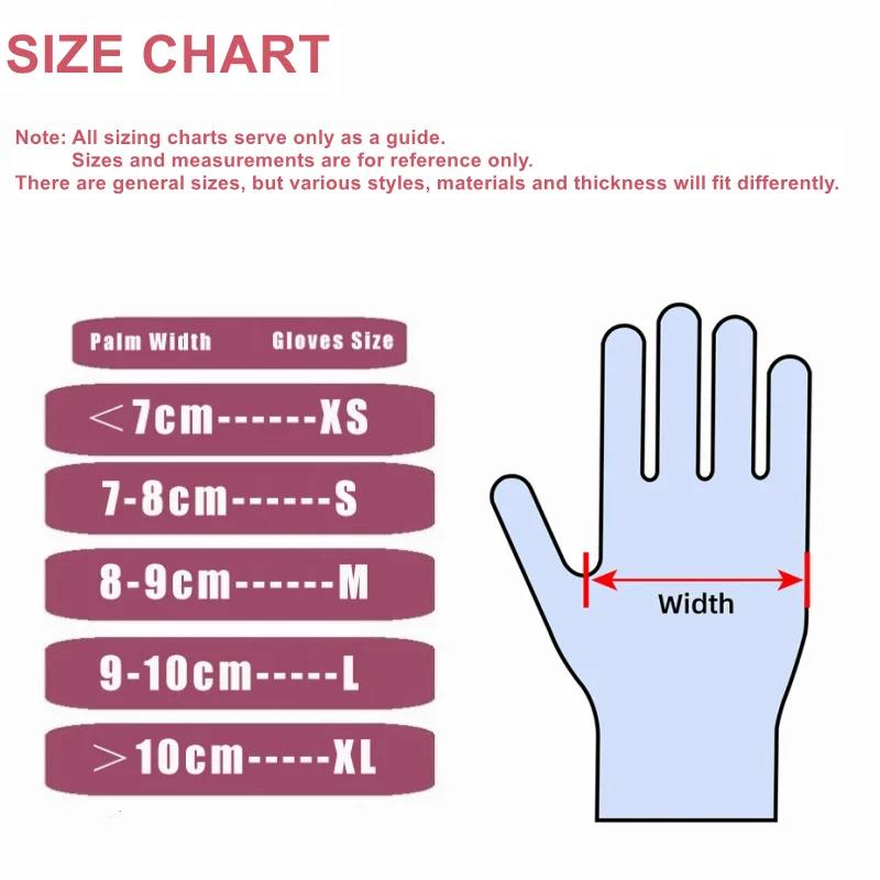 100PCS Pink Disposable Nitrile Gloves Latex Free Non Slip Waterproof Household Cleaning Dishwashing Cooking Salon Tatoo Gloves