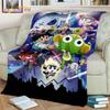 3D мультяшное одеяло Keroro, милое одеяло с лягушкой, мягкое и легкое фланелевое одеяло для гостиной, спальни, дивана, дорожное одеяло для кемпинга