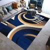 Stylish Geometric lines Washable Modern 3D Printing Carpet Mat for Living Room Bedroom Toilets Home Decoration Rugs