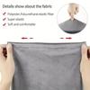 2PCS/Set Removable Armrest Cover Silver Fox Velvet Solid Color Elastic Dustproof Sofa Armrest Glove Stretchy Furniture Protector