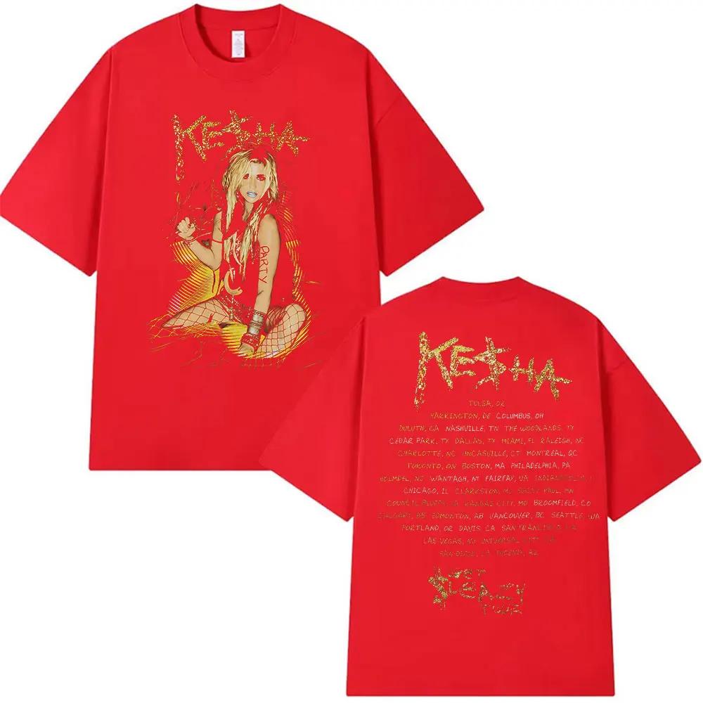 

90s Vintage Kesha Album Graphic T Shirt Unisex Women High Quality Fashion Pure Cotton Tshirt Aesthetic Clothing Short Sleeve Top 4XL