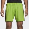 Adidas Three-Stripe Colorblock Elastic Waist Shorts Men Bottoms Green DP5368