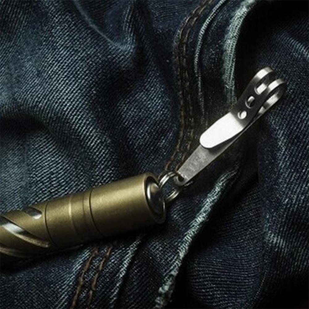 EDC Bag Clip Portable Mini Metal Key Buckles Waist Belt Hanging Clip Pocket Clips Bag Hanging Clip