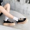 Mode Board Schuhe Damen Casual Muffin Sohle Damenschuhe Sommer Neu Dicke Sohle Erhöhend Canvas Schuhe