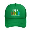 LGBT Rainbow Gay Pride Trucker Cap Unisex HipHop  Mesh Baseball Caps Polyester Adjustable Golf Hats