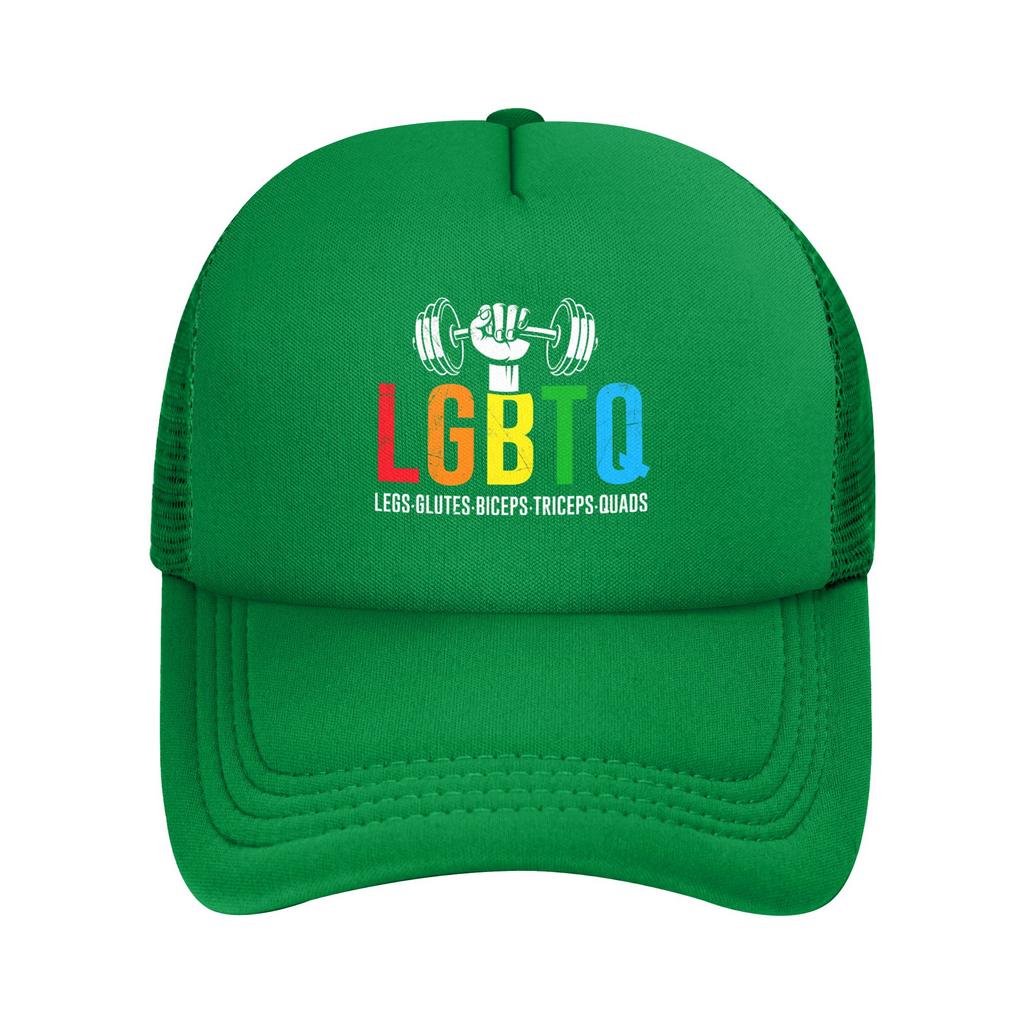 LGBT Rainbow Gay Pride Trucker Cap Unisex HipHop Mesh Baseball Caps Polyester Adjustable Golf Hats