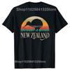 Funny New Zealand Kiwi Vintage Bird Graphic T-shirts  's Fashion Casual Tshirt 100% Cotton Loose Oversized T Shirt
