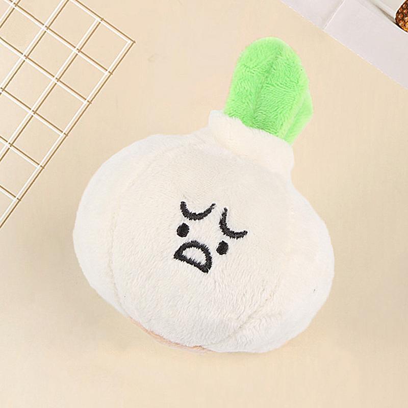 Plush Vegetable Dog Toy Dog Plush Vegetable Themed Interactive Stuffed Toy Vegetable Shaped Chewing Toy Sturdy Small Puppy Toys
