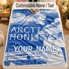 Flannel BlanketArctic Monkeys Custom Name Text Personalized Soft Warm Throw Blanket Home Decor Gift