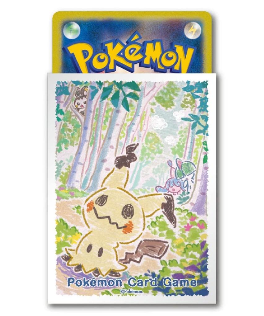 Pokemon Card Game Deck Shield Crayon Mimikyu