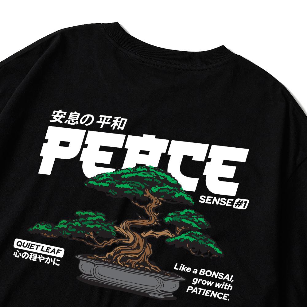 Seupeullaesikodeu Short Sleeve T-Shirt Black - Bonsai