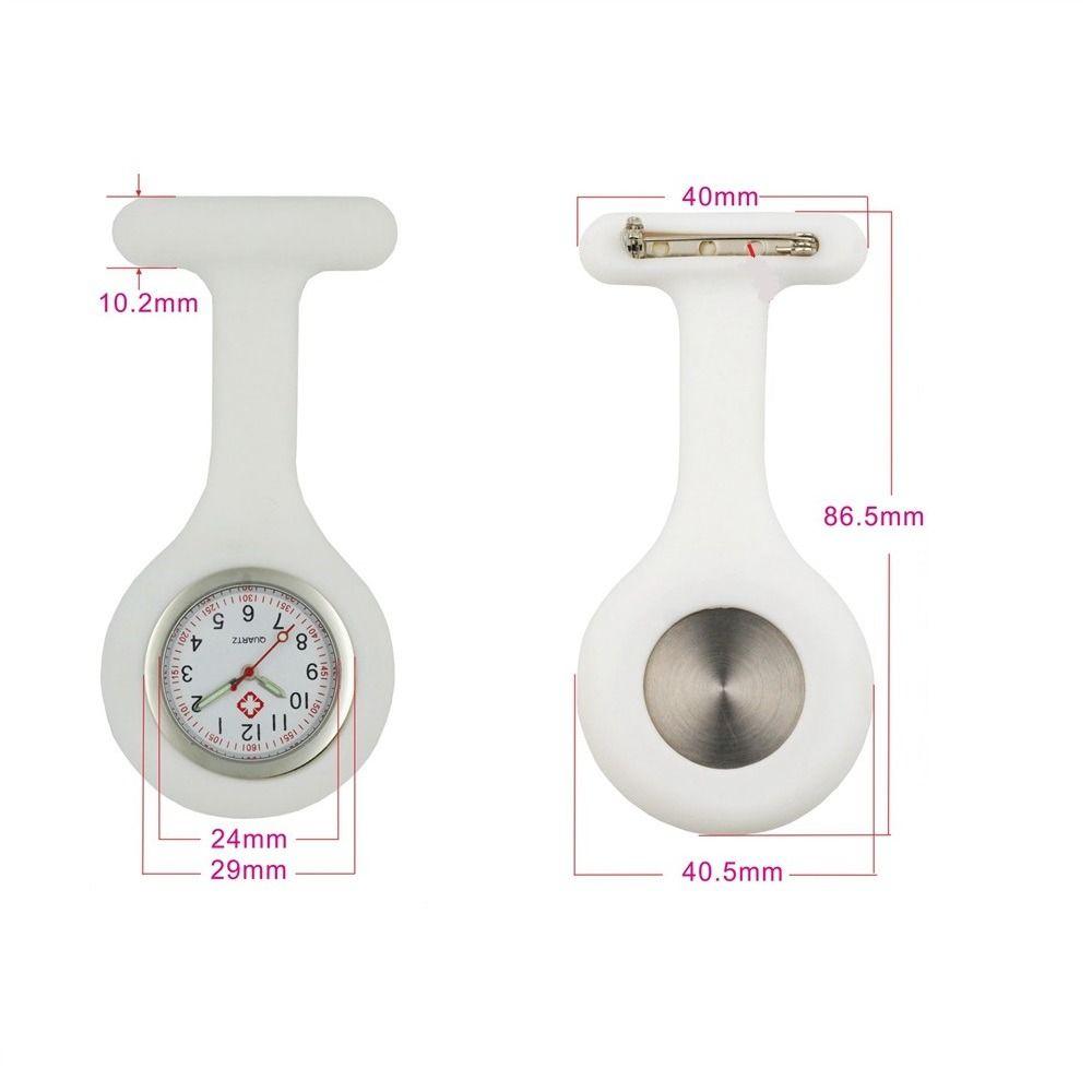 Colorful Health Pocket Watch Silicone Nurse Watches Nurse Silicone FOB Pocket Watches  Doctor