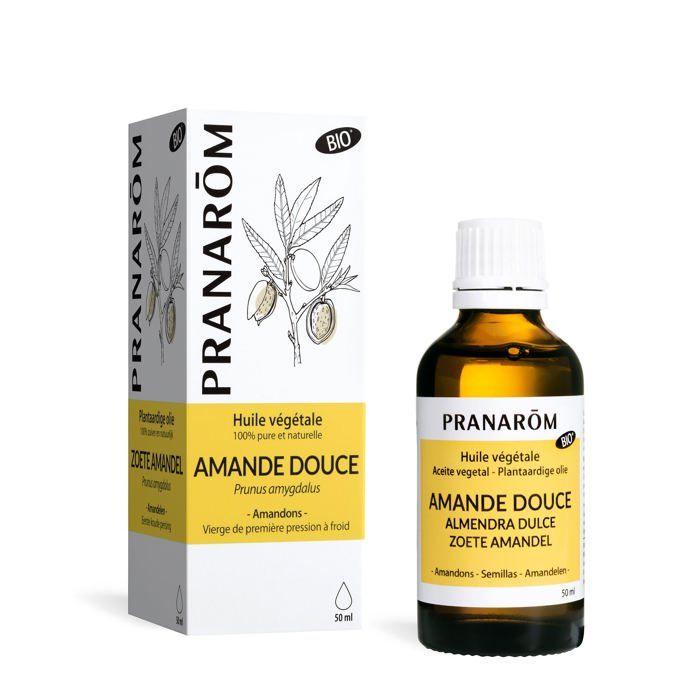 Huile Végétale Amande Douce - PRANAROM - 50ml - Peaux Sèches - Sans Parabène