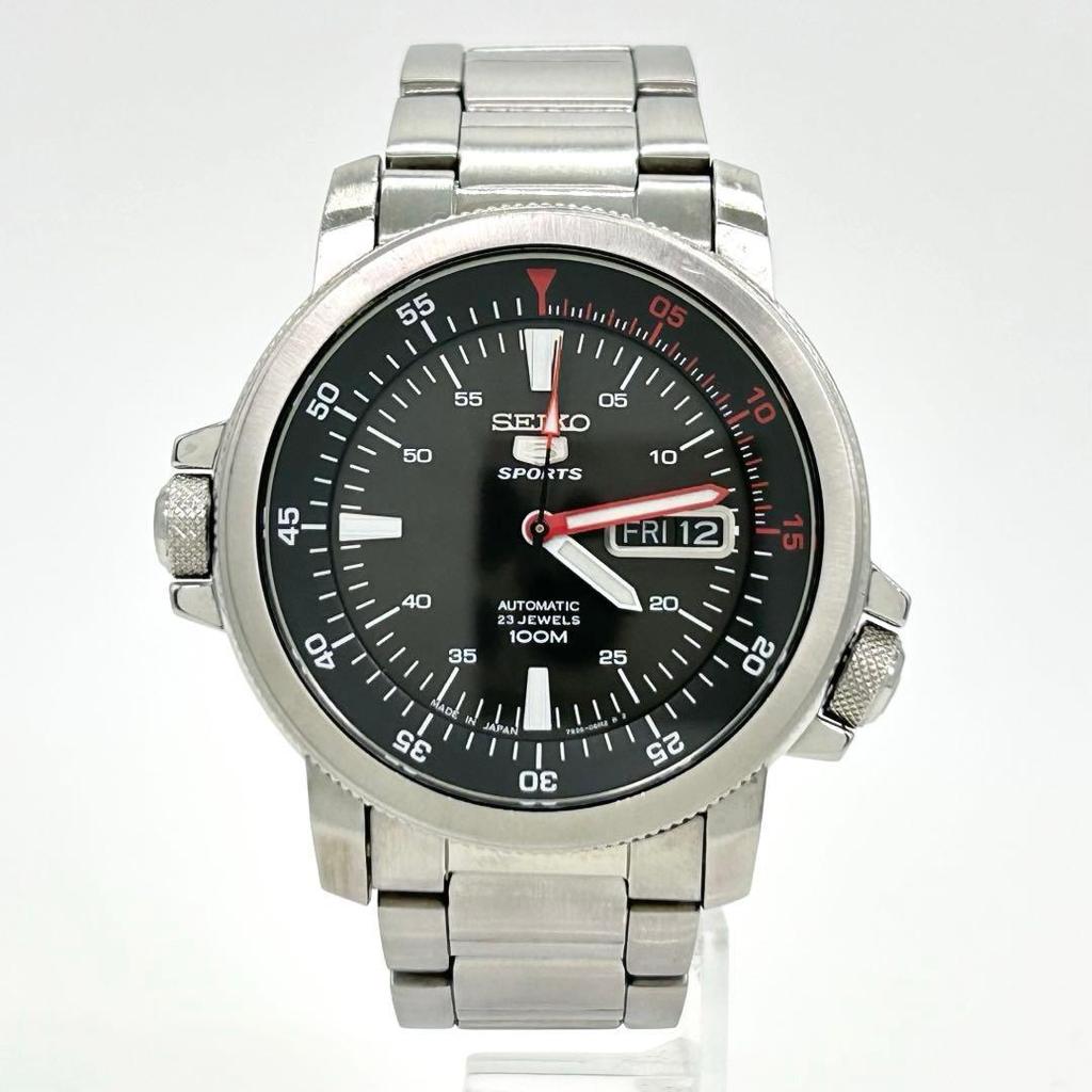 Used SEIKO 5 SPORTS 100M 7S36-04Y0 Automatic Watch