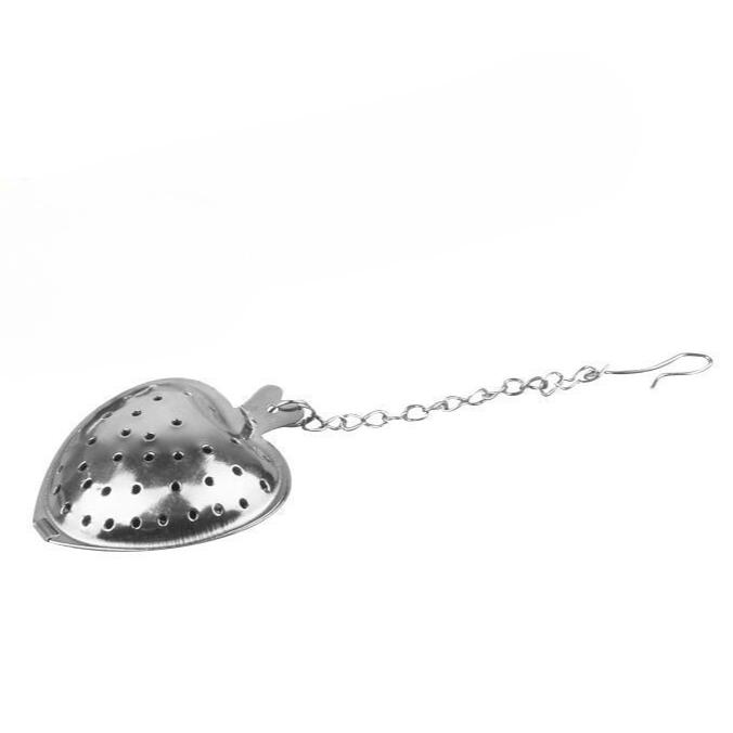 Heart Shaped Stainless Steel Tea Infuser Spoon Strainer Steeper Handle