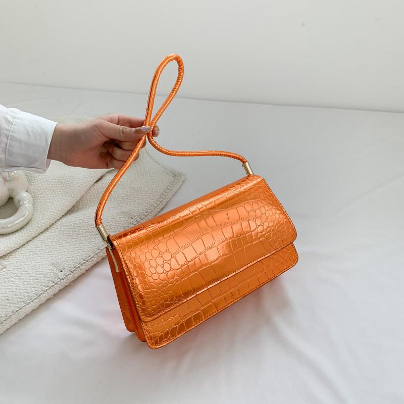 Stylish Street Fashion Shoulder Bag Retro Handbag Pu Material Small Square Bag