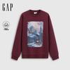 GAP Unisex Nordic Print Heavyweight Fleece Crewneck Sweatshirt