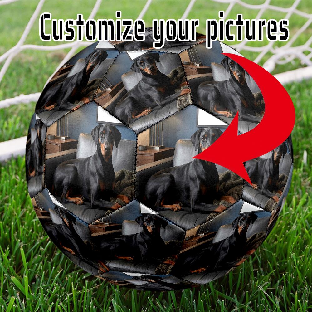 1 pz Pallone da Calcio Personalizzato con Foto Dimensione 5 Pallone da Calcetto Indoor alla Moda Colorato Gioco da Cortile - Ottimo Regalo per Appassionati di Sport