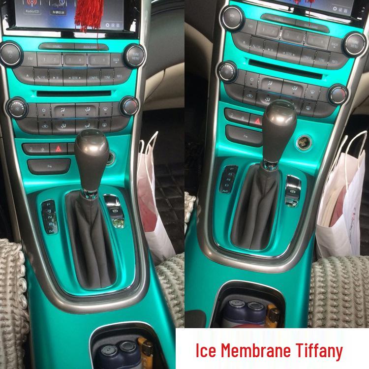 13-15 Malibu Interior Modification Stickers: Center Console Armrest & Gear Shift Decoration Film