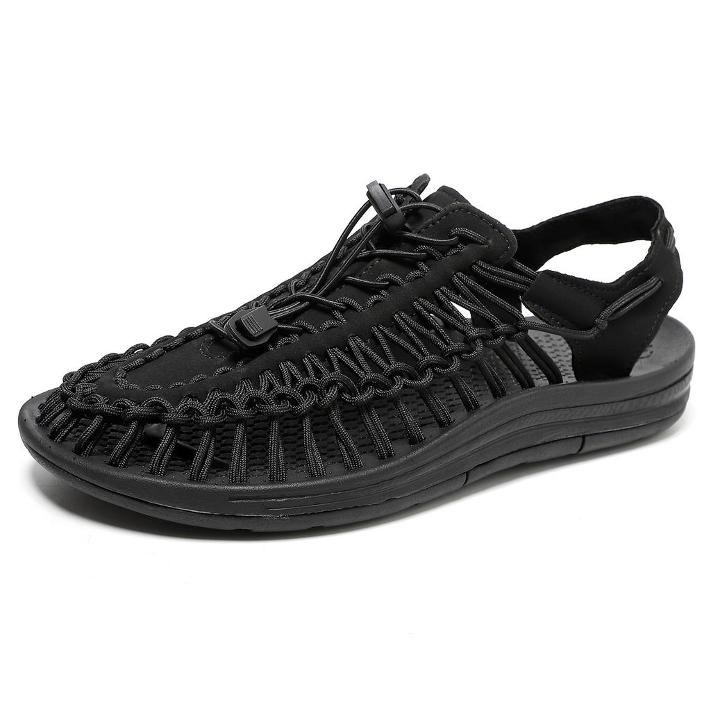 Summer Woven Men's and Women's Sandals Men's and Women's Beach Shoes Creek Shoes Large Size Outdoor Casual Shoes
